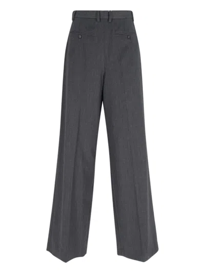 Mm6 Maison Margiela Mm6 By Maison Margiela High-waisted Tailored Pants With Wide Leg