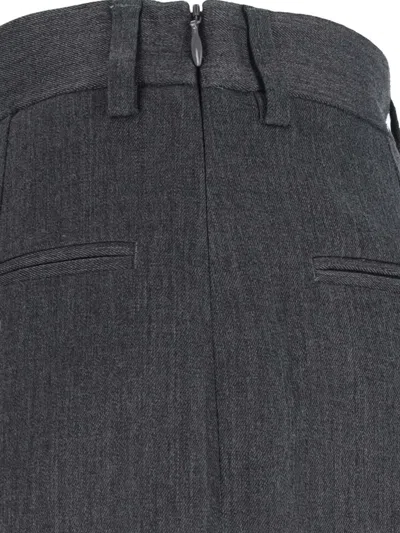 Mm6 Maison Margiela Mm6 By Maison Margiela High-waisted Tailored Pants With Wide Leg