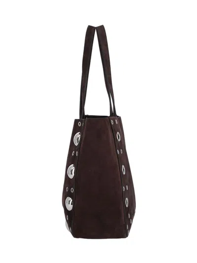 Valentino Garavani Medium Suede Tote Bag With Metallic Studs