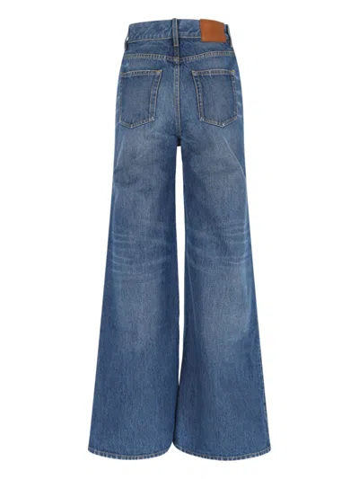 Chloé Wide-leg Denim Palazzo Jeans In Blue