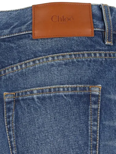 Chloé Wide-leg Denim Palazzo Jeans In Blue