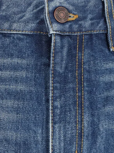 Chloé Wide-leg Denim Palazzo Jeans In Blue