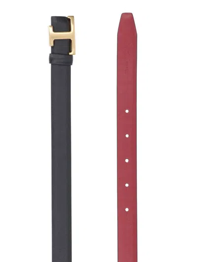 Tod's Reversible Hammered Leather  Belt