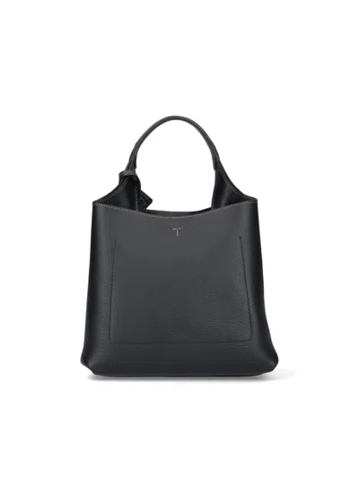 Tod's Structured Textured Leather Shoulder Bag