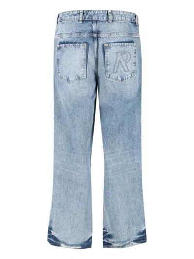 Represent Straight Leg Trousers With Distressed Style