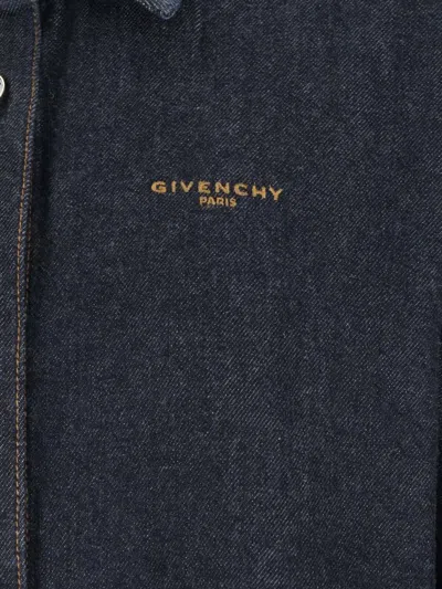 Givenchy Denim Shirt In Blue