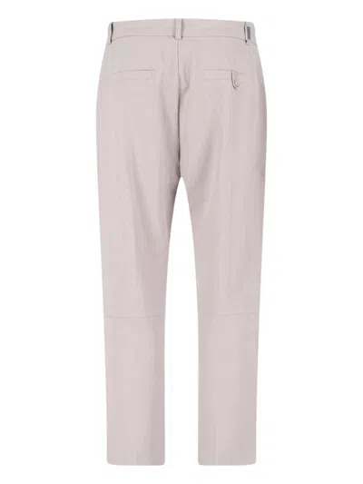 Represent Beige Tailored Pants With Medium Waist In Gray