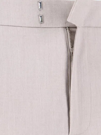 Represent Beige Tailored Pants With Medium Waist In Gray
