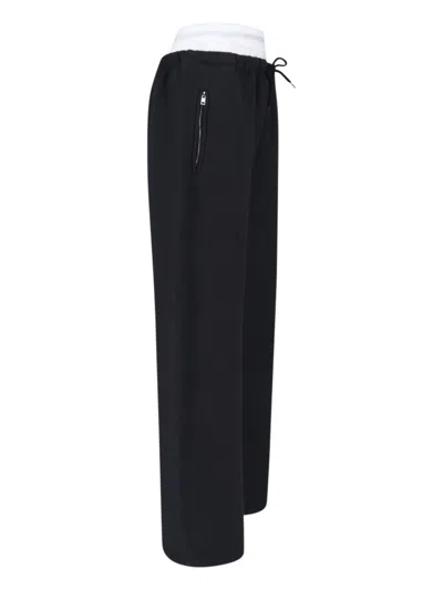 Alexander Wang High-waisted Wide-leg Sweatpants