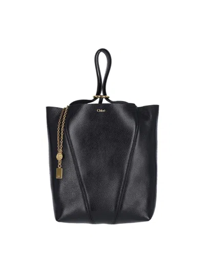Chloé Textured Leather Shoulder Bag