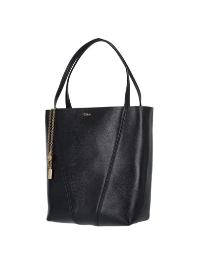 Chloé Textured Leather Shoulder Bag
