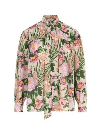 Chloé Chloe Printed Crepe Shirt