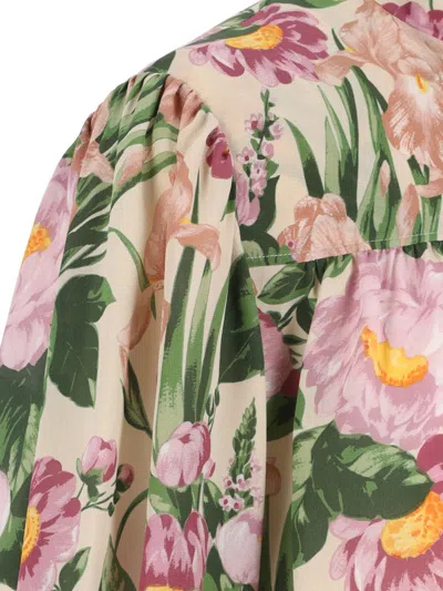 Chloé Chloe Printed Crepe Shirt