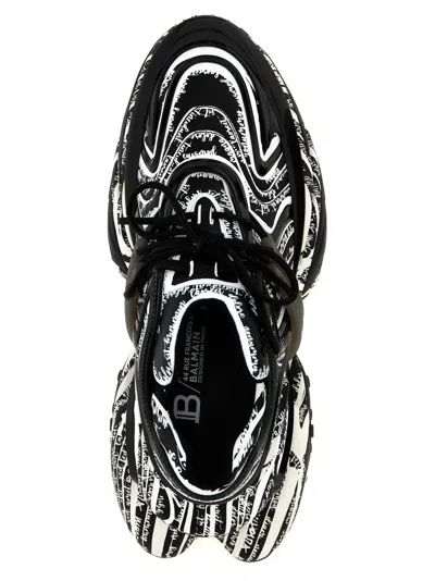 Balmain Unicorn Wave Lace-up Sneakers