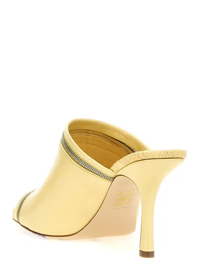 Burberry 85mm Decorative-zip Leather Sandals