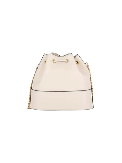 Valentino Garavani Structured Bucket Bag With Drawstring Closure