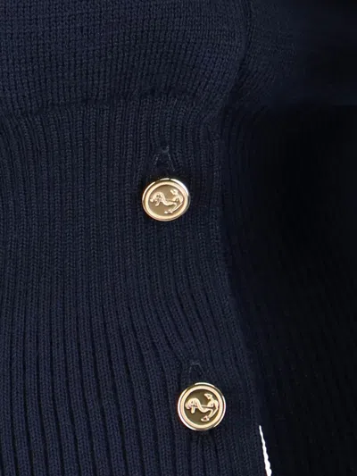 Thom Browne Crewneck Sweater With Signature '4-bar' Detail
