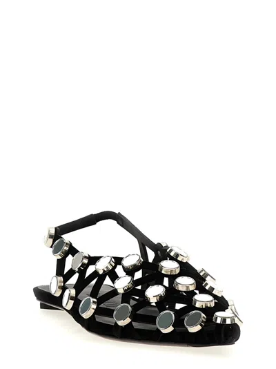 Attico The  Grid Slingback Ballets