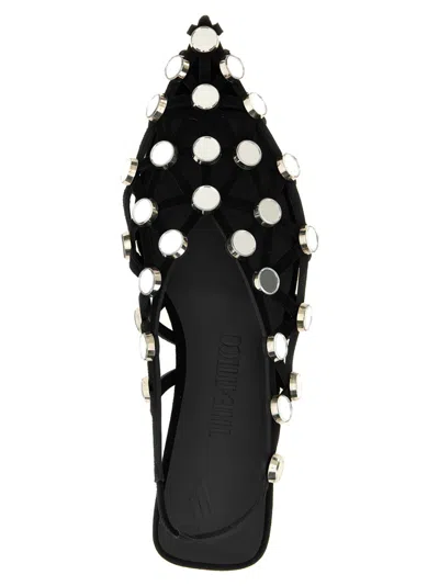 Attico The  Grid Slingback Ballets