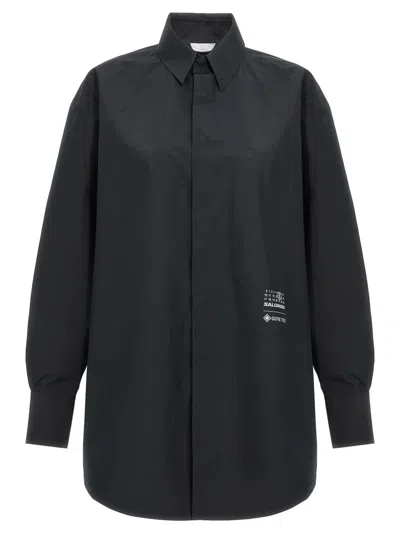 Mm6 Maison Margiela Mm6 By Maison Margiela Water-repellent Gore-tex Mm6 Shirt In Black
