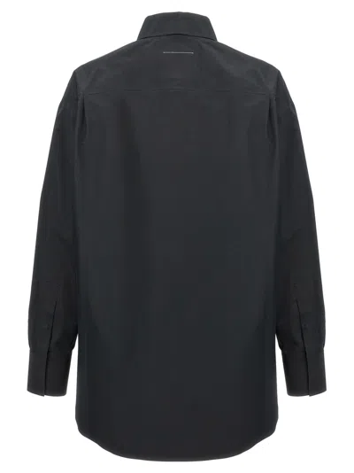 Mm6 Maison Margiela Mm6 By Maison Margiela Water-repellent Gore-tex Mm6 Shirt In Black