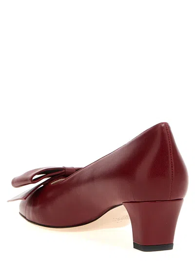 Valentino Bowow 45 Bow-embellished Leather Pumps