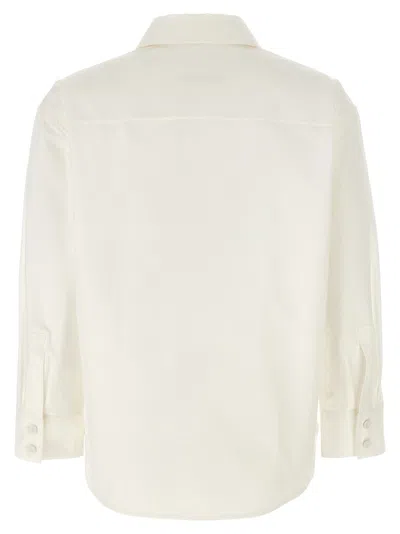 Jil Sander Cotton Poplin Shirt With Button Closure