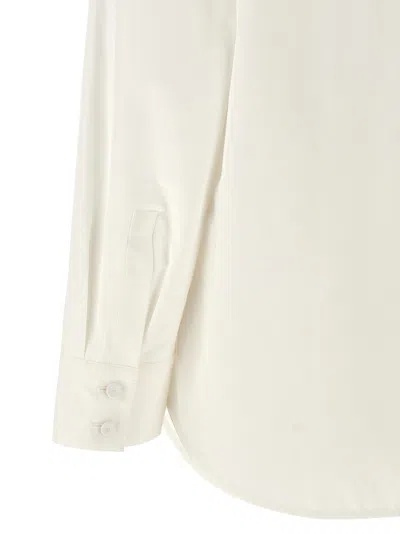 Jil Sander Cotton Poplin Shirt With Button Closure