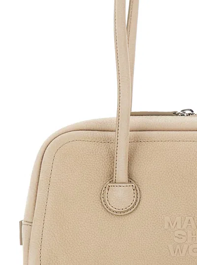 Margesherwood Top-handle Leather Tote Bag In Neutral