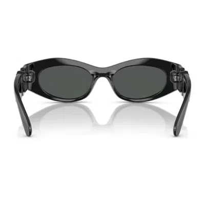 Versace 54mm Irregular Sunglasses In Black