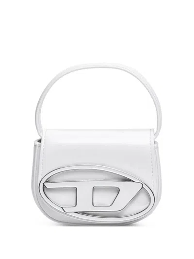 Diesel Women 1dr Leather Shoulder Bag In White