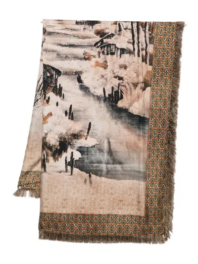 Pierre-louis Mascia "aloe+pie" Scarf Cm 135x195 Accessories