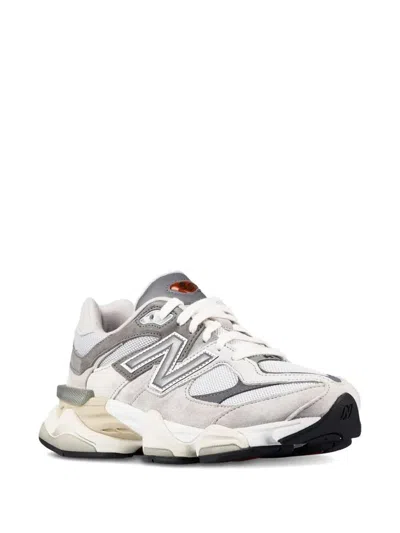 New Balance Mesh Panel Rubber Sole Sneakers In Gray