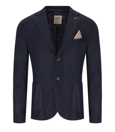 Bob Dover Dark Blue Single-breasted Jacket In Blue