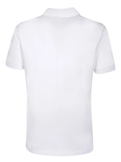Dolce & Gabbana Cotton Piqué Polo-shirt With Branded Tag In White
