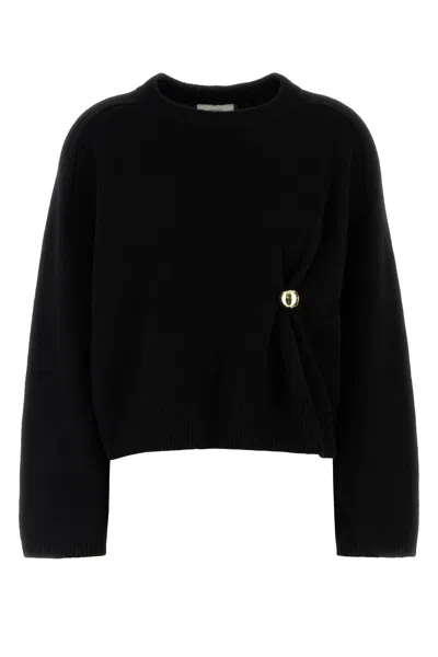 Loulou Studio Loulou Black Cashmere Bill Sweater In Black