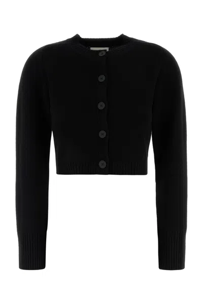 Loulou Studio Loulou Black Cashmere Zephir Cardigan In Black