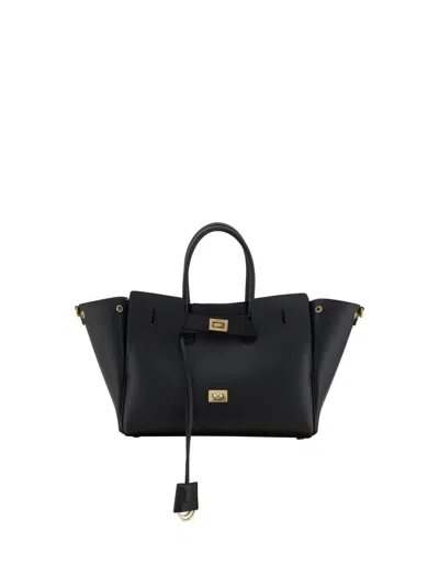 Balenciaga Bel Air Small Shoulder Bag In Black