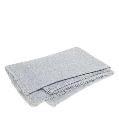 Matouk Maya Cashmere & Silk Throw In Gray