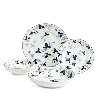 Wedgwood Wild Strawberry Inky Blue Dinnerware 4 Piece Plate Setting In Blue