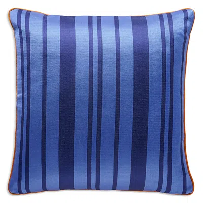 Kutnia Kutnu Marine Stripe Reversible Decorative Pillow, 20 X 20 In Blue