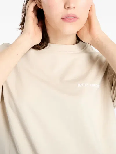 Daily Paper Logo-embroidered T-shirt In Neutral