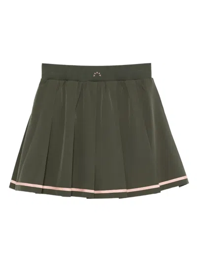 Varley Clarendon Pleated High-rise Skort In Green