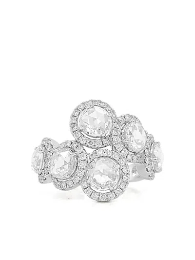 Hyt Jewelry 18k White Gold Rosecut Diamond Ring
