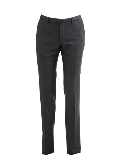 Incotex Pinstripe Trousers In Gray