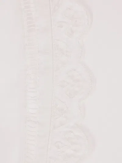 Isabel Marant Silk Embroidered Shirt In White