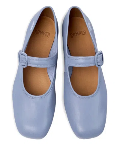 Camper Casi Myra Buckle-strap Leather Ballet Flats