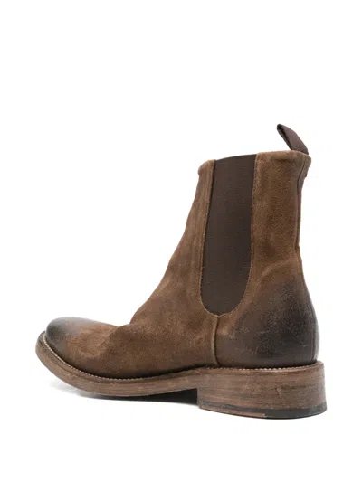 The Last Conspiracy Marco Elastic-panel Waxed-suede Chelsea Boots