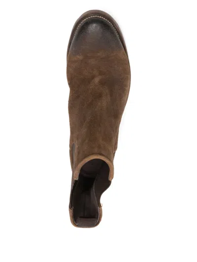 The Last Conspiracy Marco Elastic-panel Waxed-suede Chelsea Boots