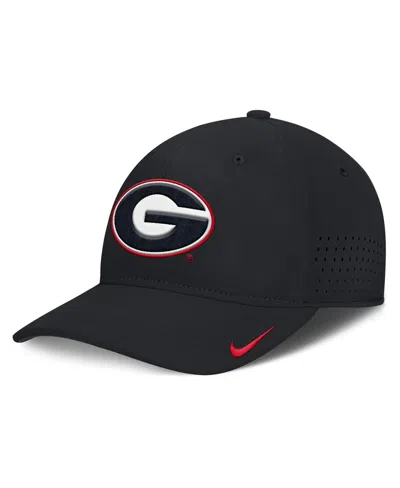 Nike Men's Black Georgia Bulldogs 2025 On-field Gameday Performance Flex Hat